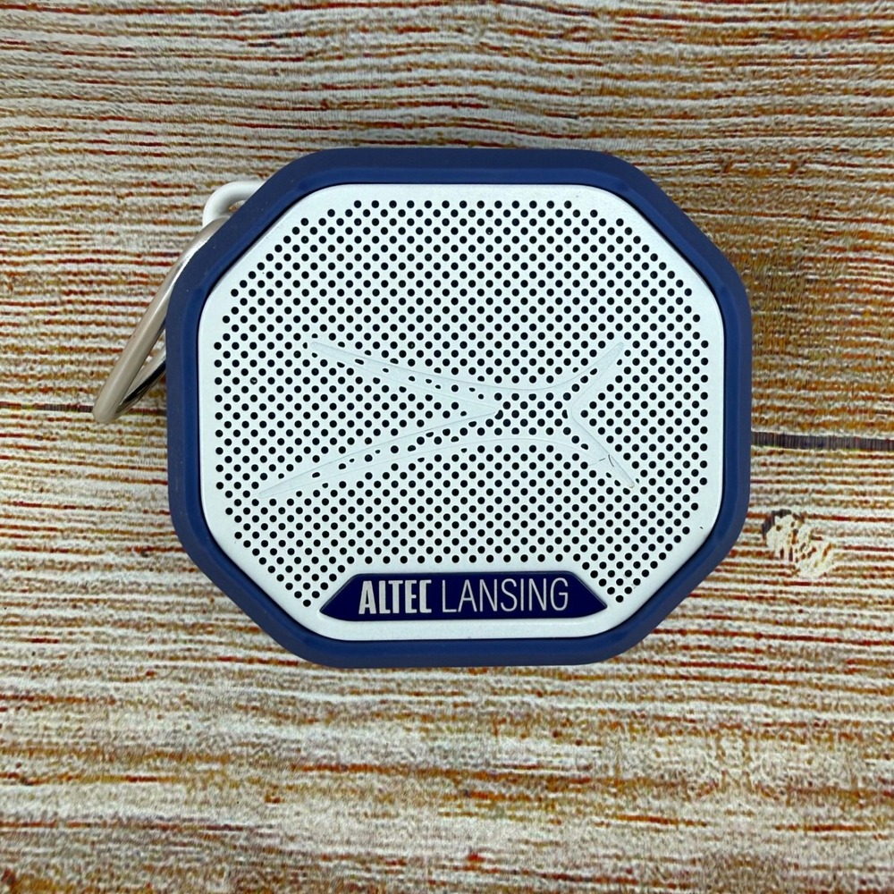 Altec Lansing HydraTrek Wireless Speaker Blue IMW1012 Waterproof Bluetooth